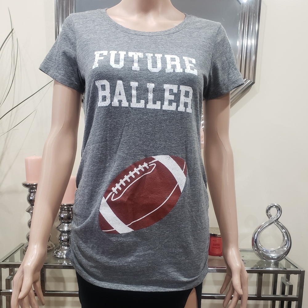 Motherhood Maternity Future Football Player Top- Size Small
